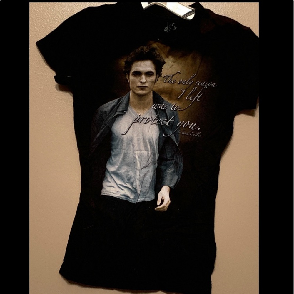 Edward Cullen Tultex Black Short Sleeve Tee
